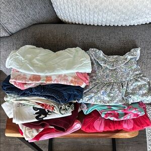 Grab bag of girls size newborn to 6 months clothes